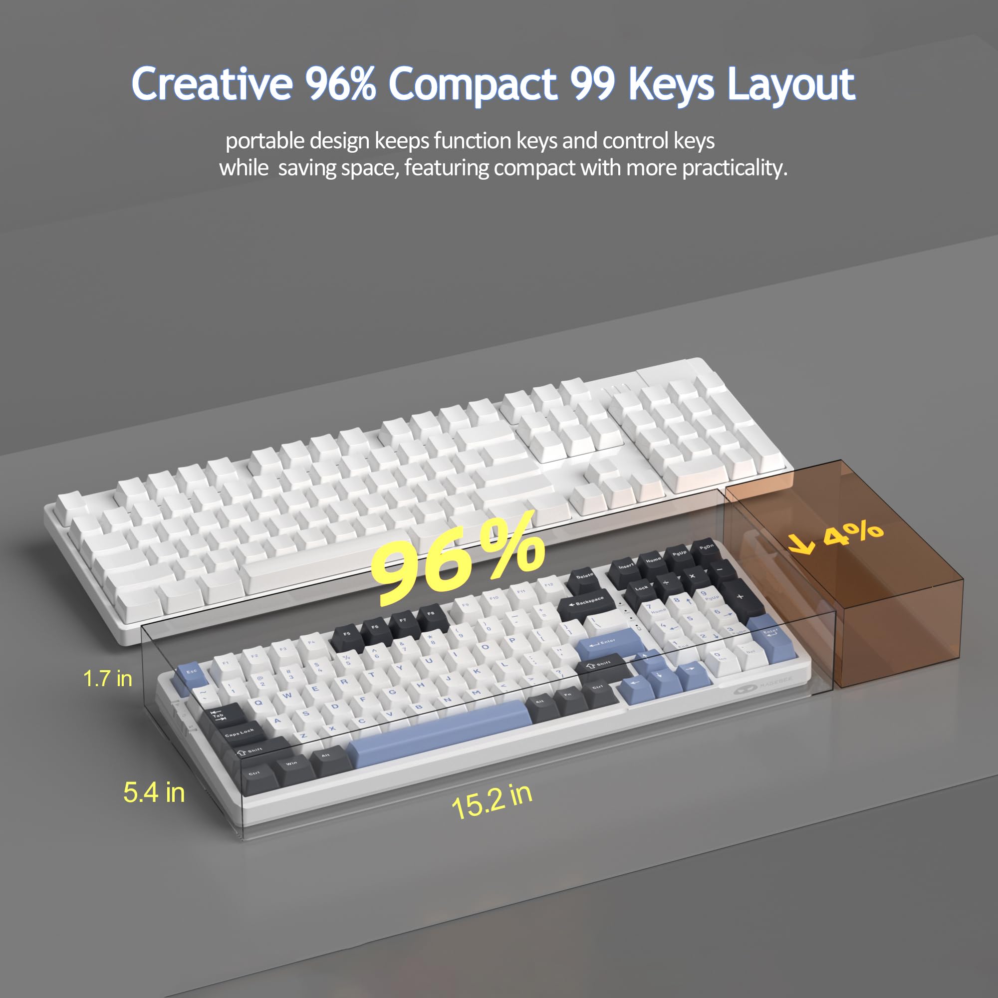 #Color_Black Blue / Ivory White Switches