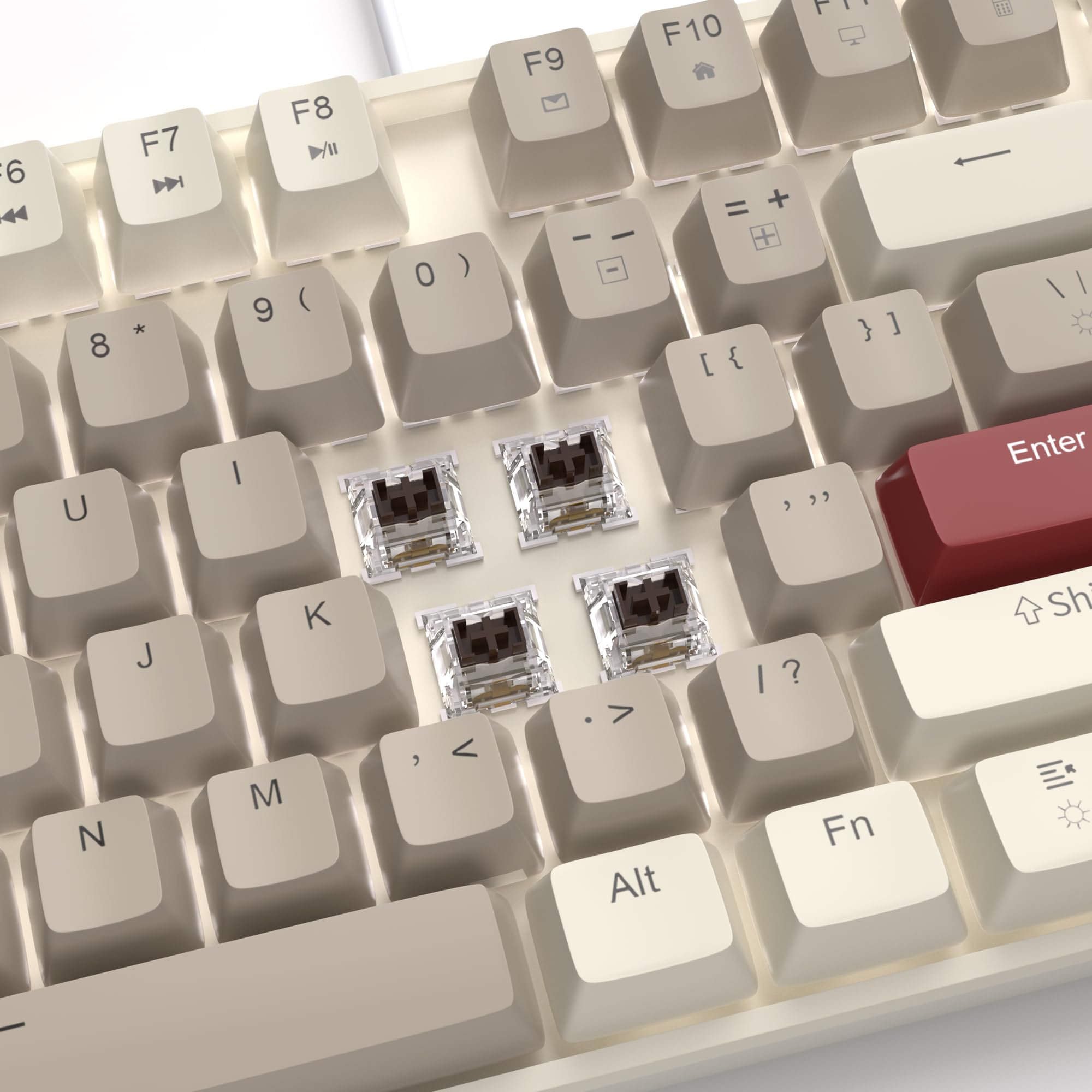 #Color_Grey White / Brown Switches